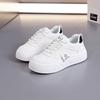 Leather surface little white sports shoes women's spring 2025 new soft-soled non-slip thick-soled casual shoes board shoes women GT8802