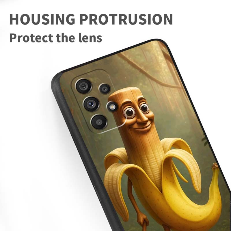 Tung Tung Sahur Anime Art For Samsung A41 A35 A34 A33 A32 A25 A24 A23 A21s A06 A05 A04 A03 Note 10 20 Ultra 5G Black Case