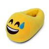 Emoji Plush Slippers With Nonslip Rubber Sole For Home Comfort And Relaxation
