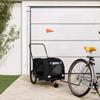 Vidaxl Fahrradanhänger für Tiere, Oxford-Gewebe und Eisen