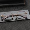 M6708S Retro Pure Titanium Unisex Eyeglass Frame with Acetate Elements for Prescription Lenses