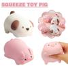 Comfortable Touch Squeeze Pig Dog Toy Flexible Material Stress Vent Toys  Office Worker