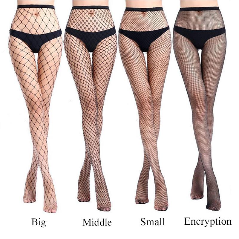Sexy Fishnet Pantyhose Women Mesh Tights Lingerie Fish Net Stockings Club Party Hosiery Female Colorful Thin Long Socks Leggings
