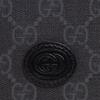 Gucci Portacarte con logo GG intrecciato in tela e finiture in pelle Accessori da uomo Nero 722601-92TCF-1000
