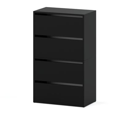 Shoe Cabinet HIT Matte Black / Matte Black 100 CM