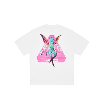 Palace Drei Feen T-Shirt Weiß Unisex Oberteile P28TS115