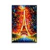 World Famous Street Scenery Canvas s Night Scene Canvas Picture European Oil  Print for Living Room Wall Decor