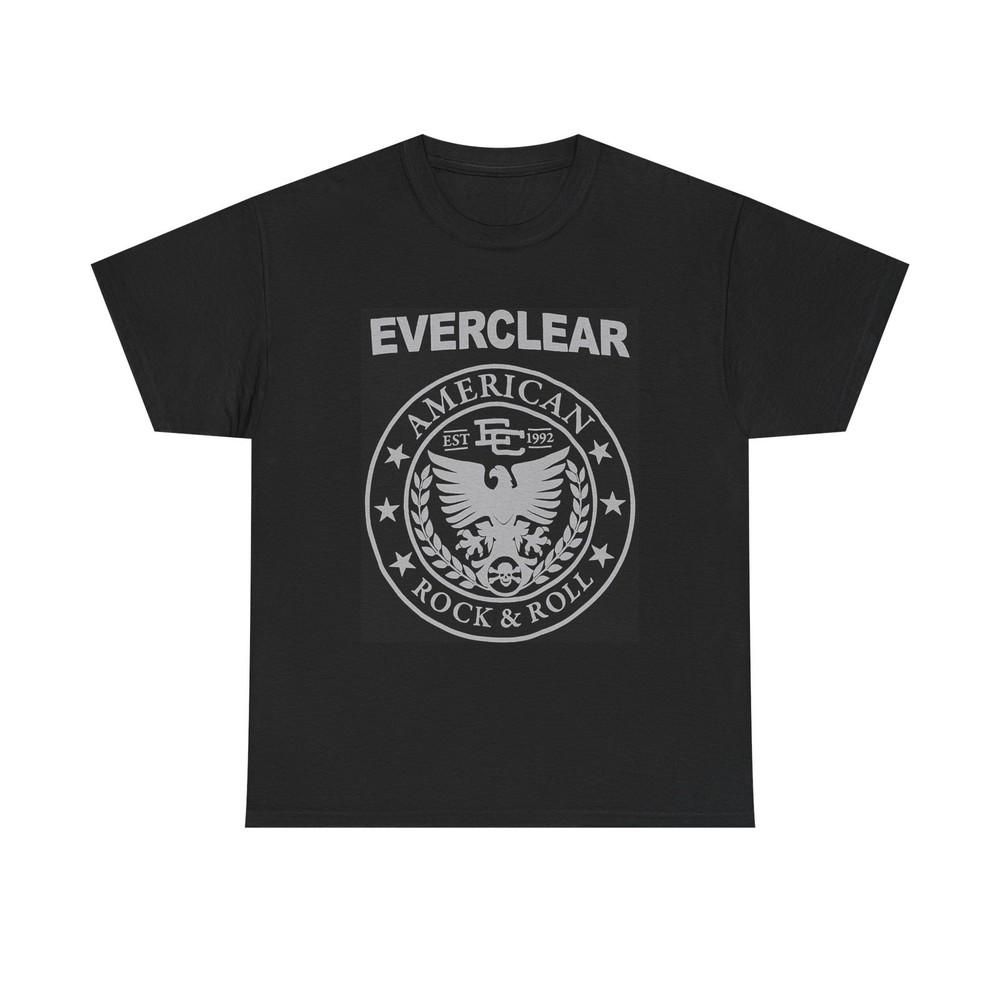 EverClear Альбомная обложка футболки Рок-группа 90-х Ретро Ramones Унисекс Хлопковая футболка 4XL