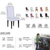 Jacquard fleece middle back chair cover solid color corn kernel chair cover dust-proof hotel banquet dining chair cover dust cover