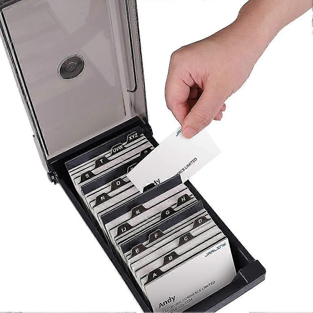 Business Card Organizer With Dividers And Tabs (for 500 Cards)