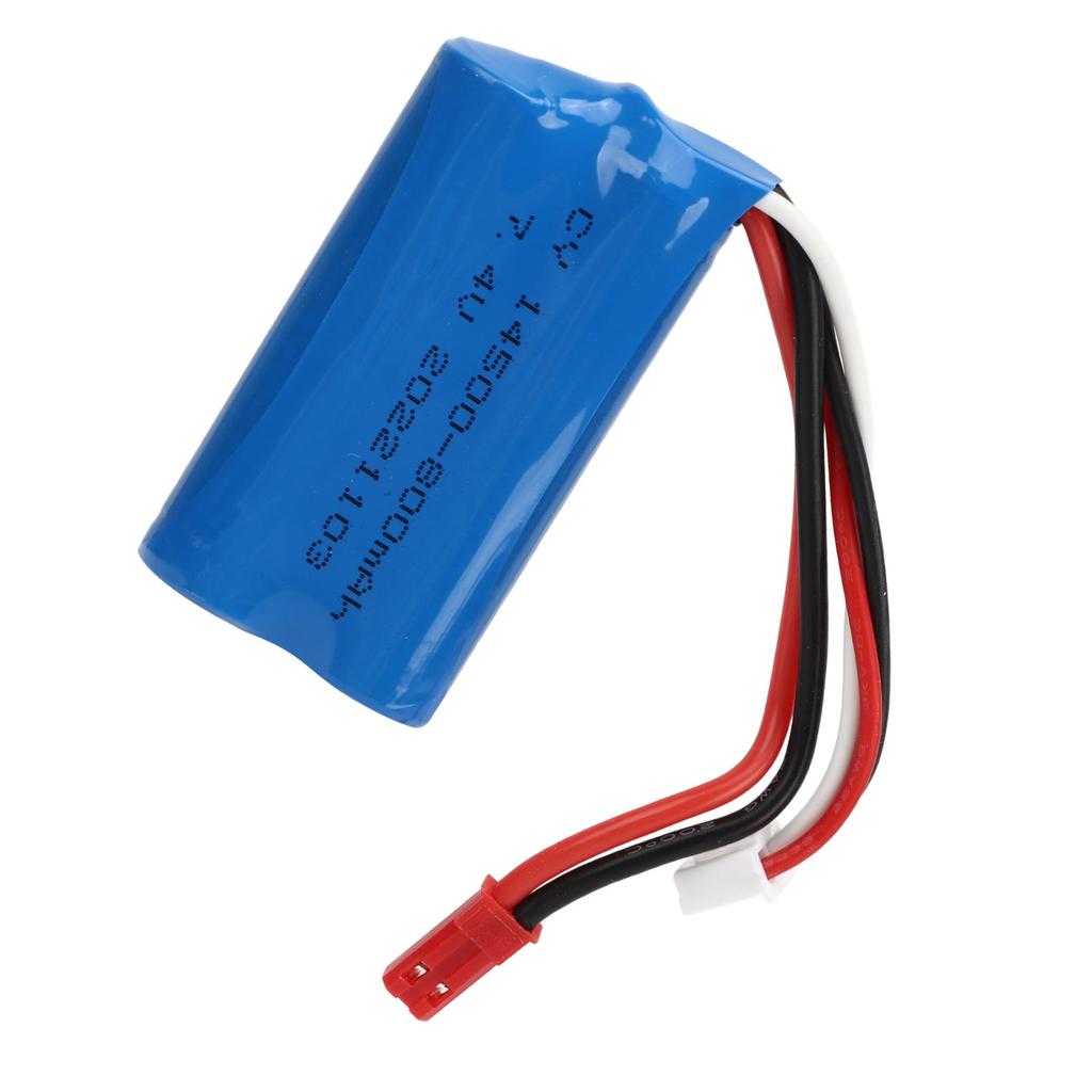 RC Battery Pack 7.4V 800mah Li Ion RC LiPo Battery Replacement for WL917 RC Toys
