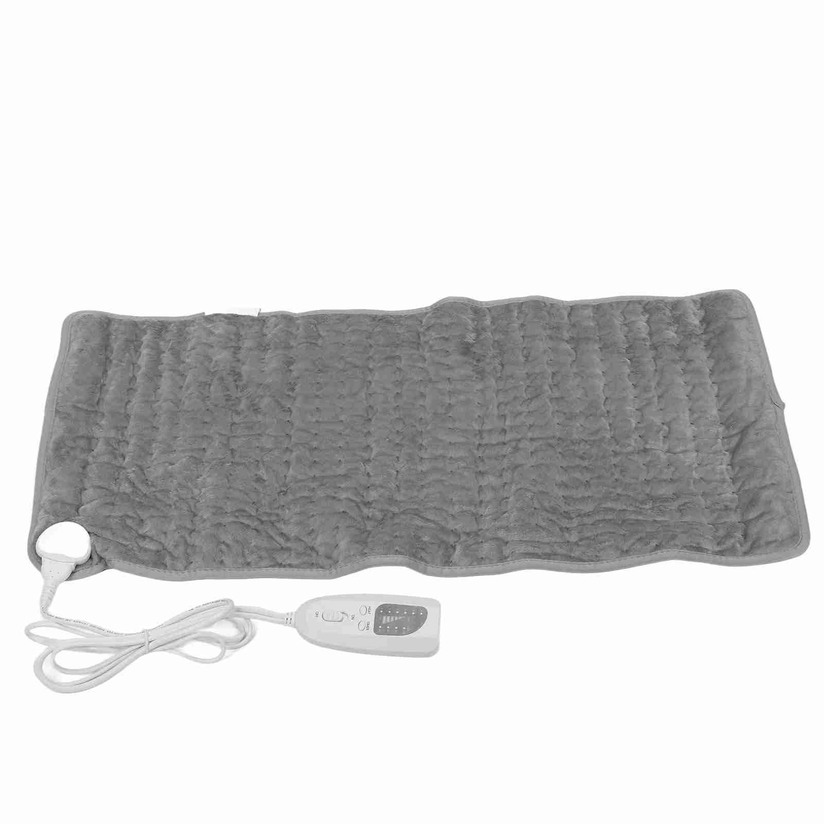 

Электрическая грелка для дома, регулируемая, для снятия боли в шее и плечах, серебристо-серая, 29,9 X UK PLUG