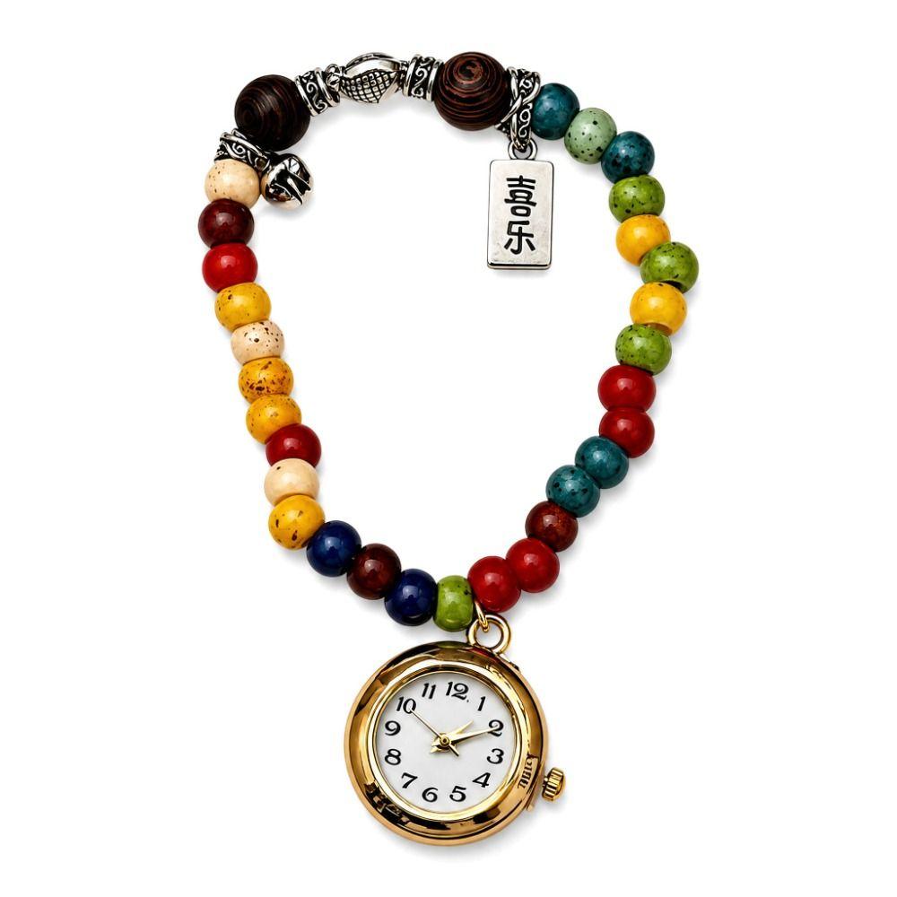 with Pendant Bracelet Watch Handmade Quartz Watch Fashion Chain Watch  for Women Girls