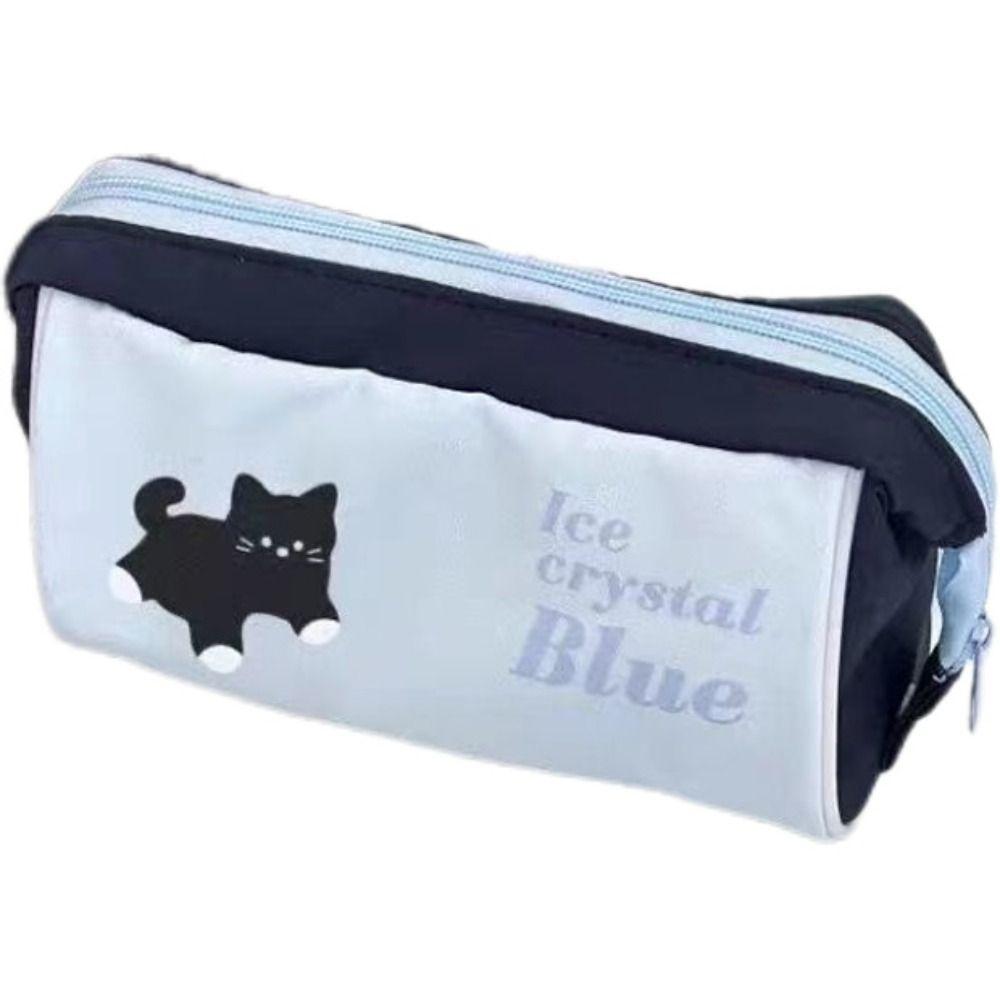 

Simplicity Pencil Case Large Capacity Pen Bag Pen Storage Bag Office School Supplies style 2