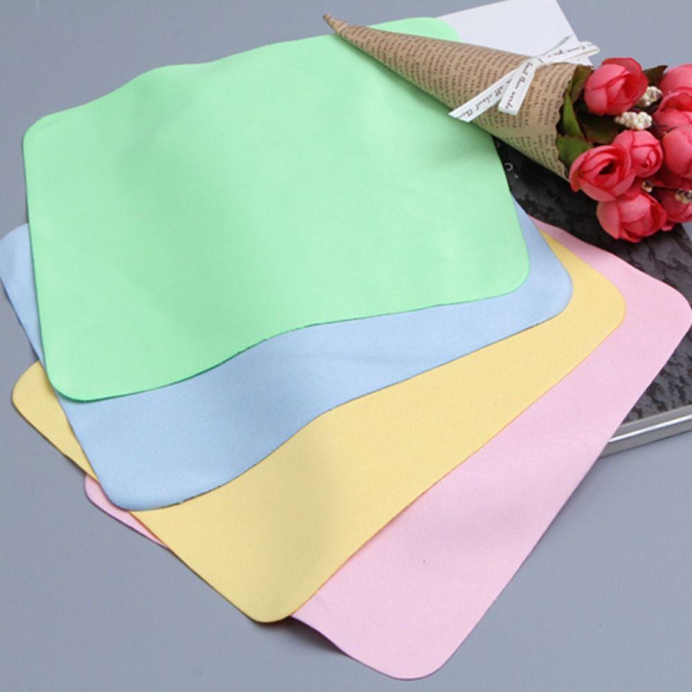 Microfiber Glasses Cloth Suede Phone Glasses Cleaner Soft Microfiber Cleaning Cloth  Female