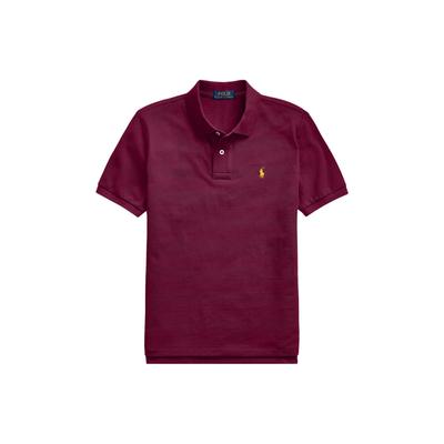 Polo Tricou Polo cu Mânecă Scurtă Copii SS23 Culoare Solidă Logo Brodat Pulover Topuri Copii Vișiniu 323720732-001