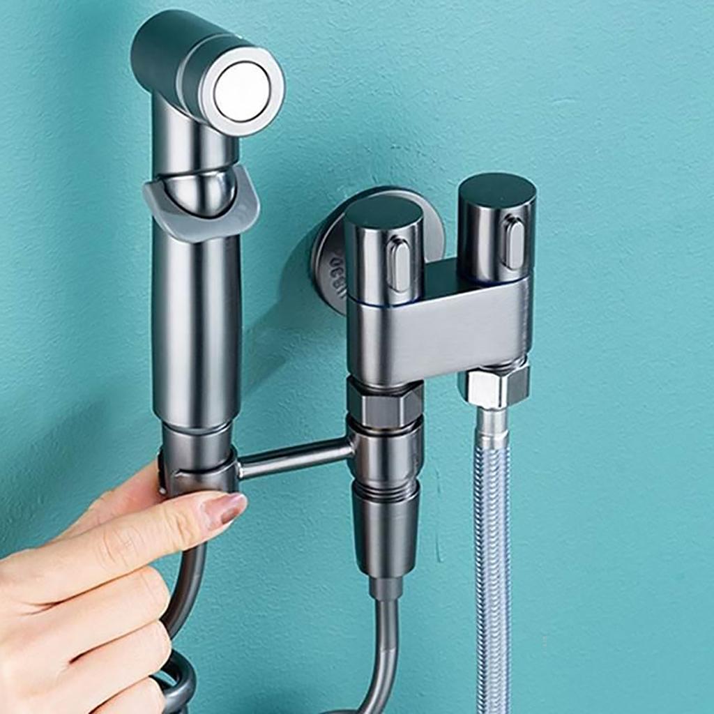 Modern Bathroom Handheld Bidet Sprayer Set Elegant Toilet Hand Sprayer Long Flexible Hose Hand Shower for Bathroom