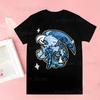 Shadow Milk Cookie T-Shirt Casual Crew Neck Short Sleeve T-Shirt Women's Clothing