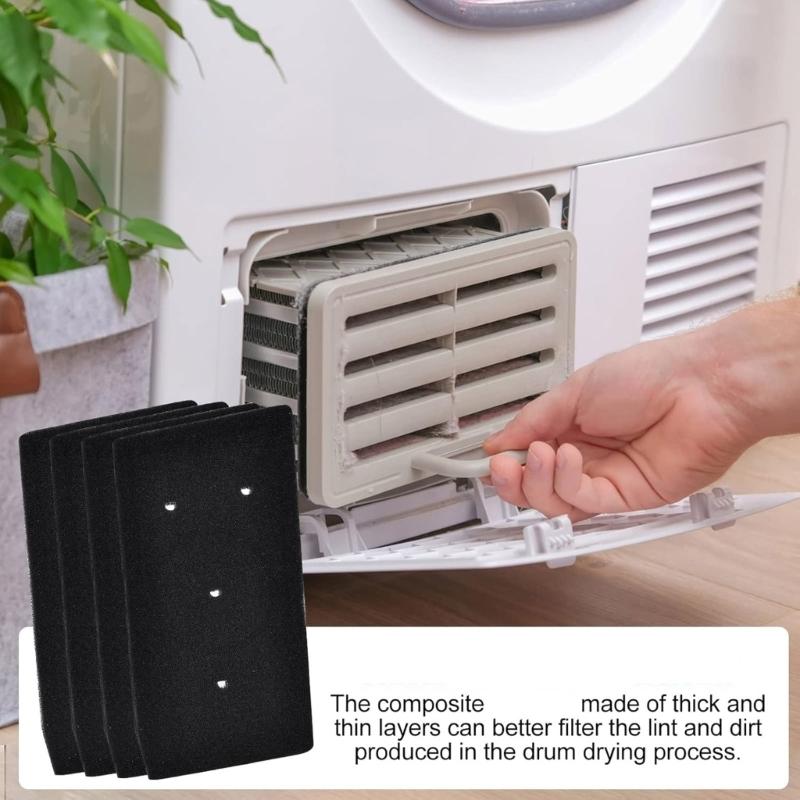 6 Pack Lint Filters Laundry Appliance Part Perfect for Washer Dryer Offering Enhancing Filtration and Easy Installation