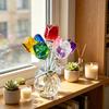 Colourful Rose Bouquet - For Anniversary, Mother'S Day, Valentine'S Day  Rose Bouquet - Rose Decorative Gift Home Decor