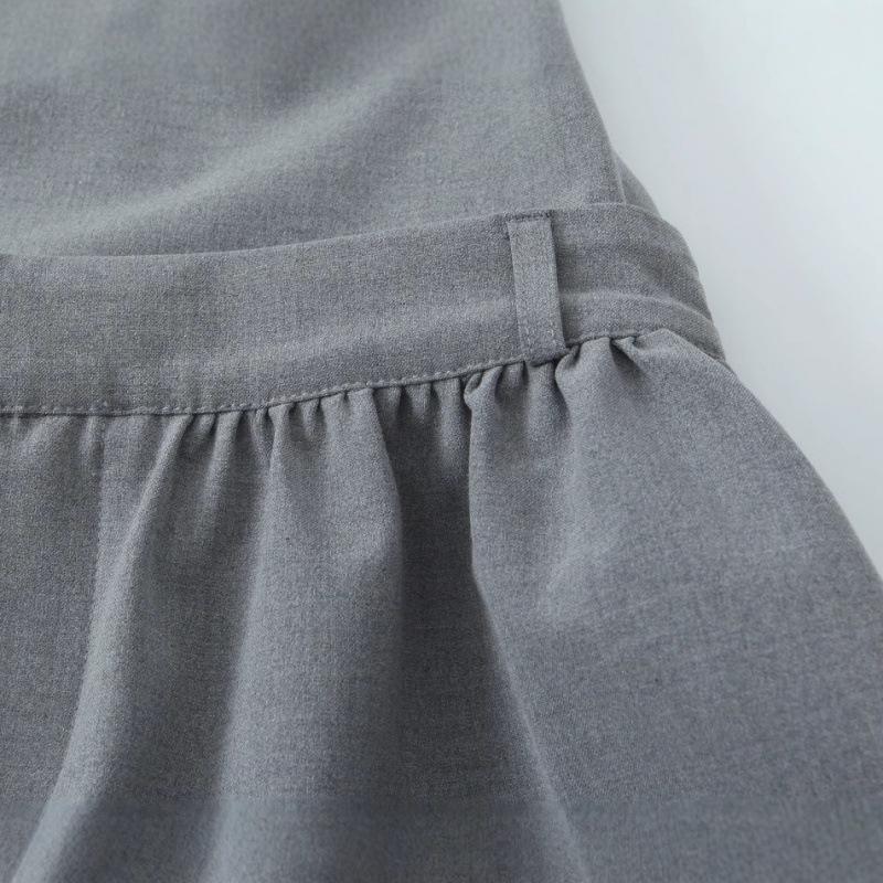 Autumn Women's Fashion: European, American, Japanese & Korean Style Wide Hem Short Dress