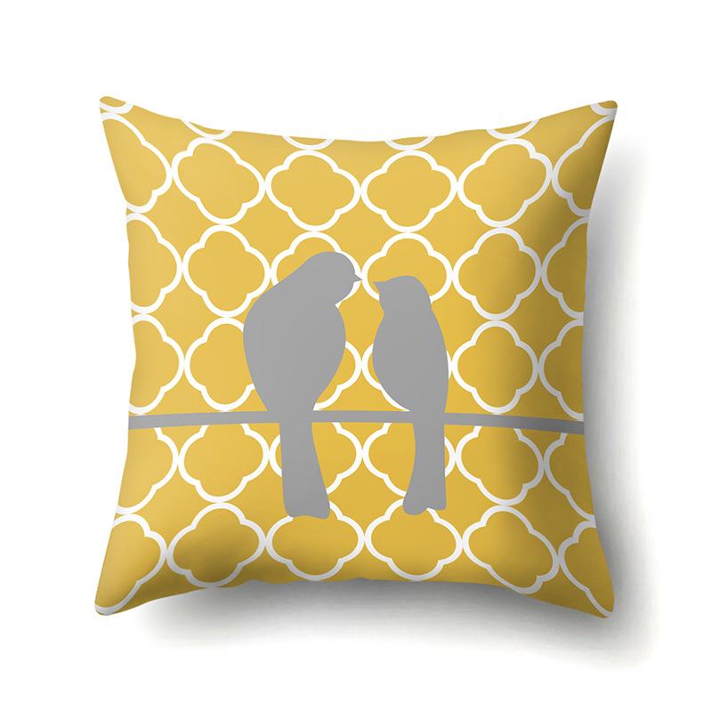 Polyester Pillowcase Automobile Decoration Home Printed Pillowcase