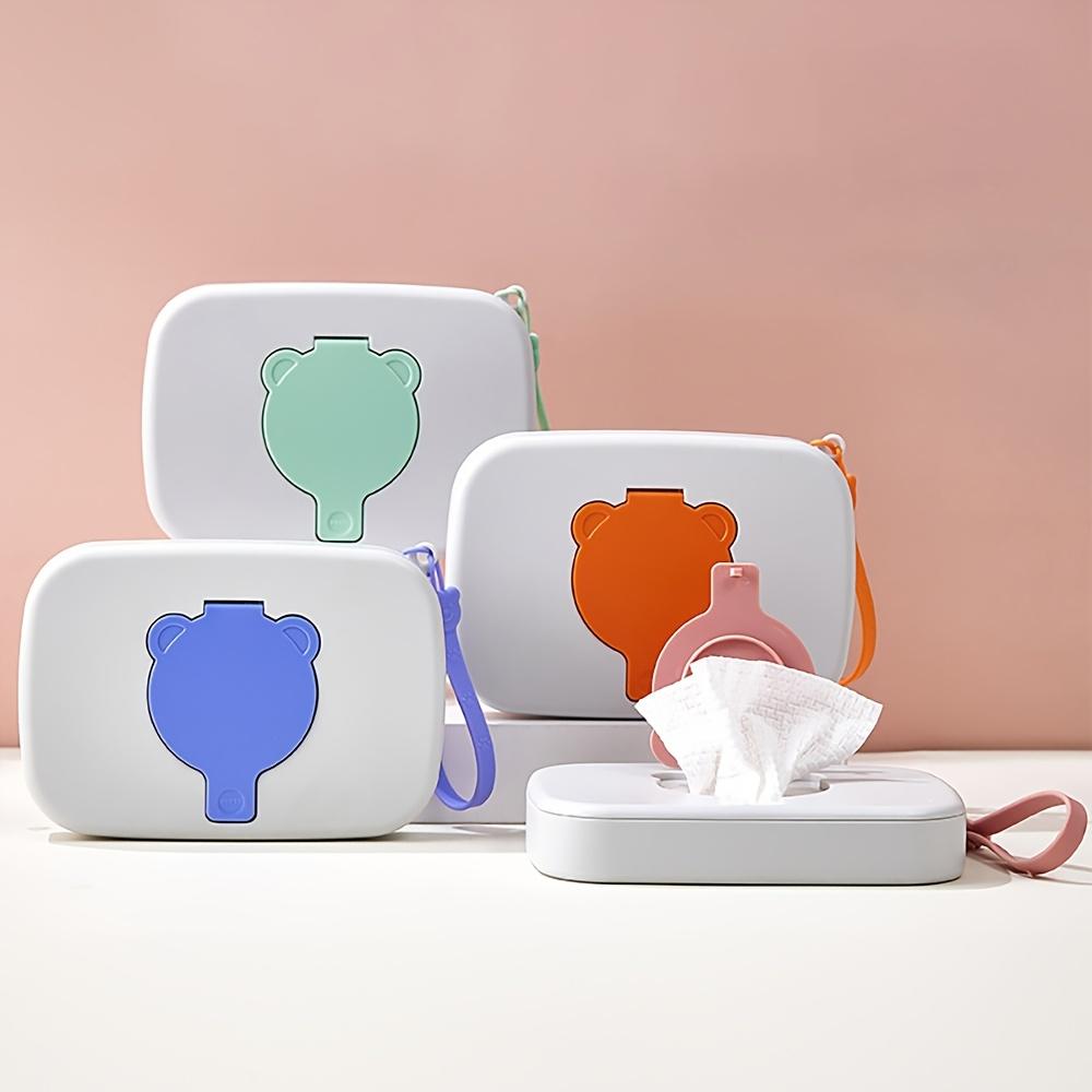 Travel-sized Wet Tissue Storage Case with Tight Sealing Lid. Lightweight Portable Holder for Daily Outdoor and Travel Use