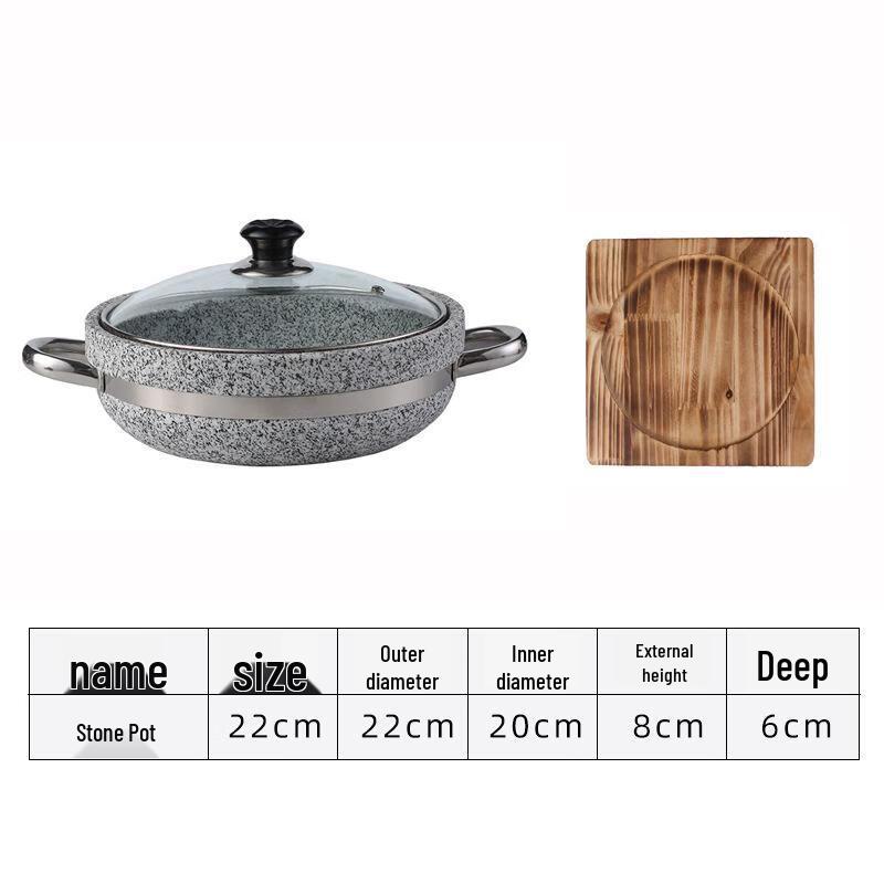 Набор каменных горшков Minai Commercial Anti-Crack