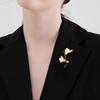 Classical Magnolia Awards Wearing the same Magnolia brooch, high-end corsage women's light luxury personalized pin accessories