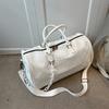 Borse da Viaggio Impermeabili con Texture Coccodrillo, Borsa a Mano Tote Capiente, Borse da Viaggio Duffel, Pelle PU, Borse Sportive Yoga Fitness da Donna