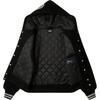 Palace Hooded Varsity Jacket Black Unisex Outerwear P27JK023