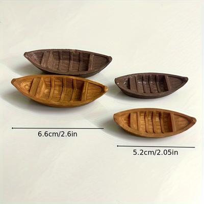 40pcs Simulated Small Boats- Resin Material,Capable of Floating,Decorative Ornaments for Aquariums,Fish Tanks,Swimming Pools