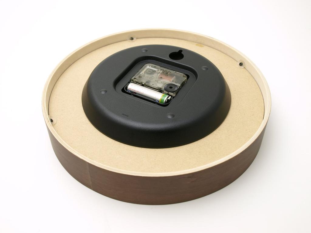 Lemnos Analog Wall Natural BW Clock, Thomson, Wood, Brown, LC10-26