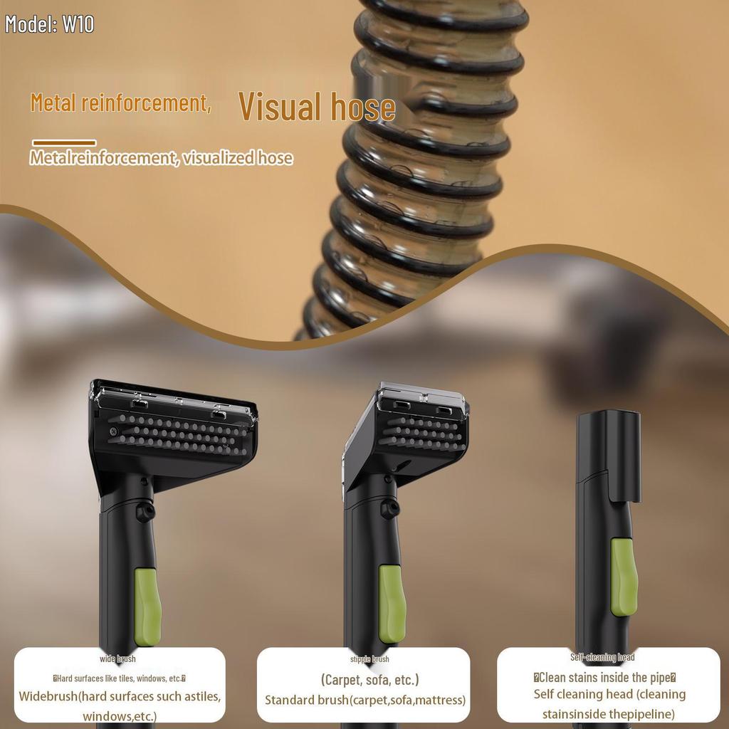 European Standard W11 Fabric Cleaning Machine: High Suction Spray-Extract-Vacuum for Sofa and Carpet Cleaning.