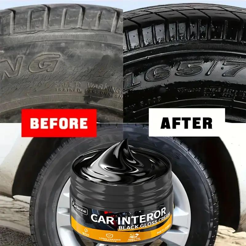 Interior Wax - ABS Plastic Coating Gel for Finishes and Dashboards - Restores Glossy Surfaces, Repairs Faded Areas