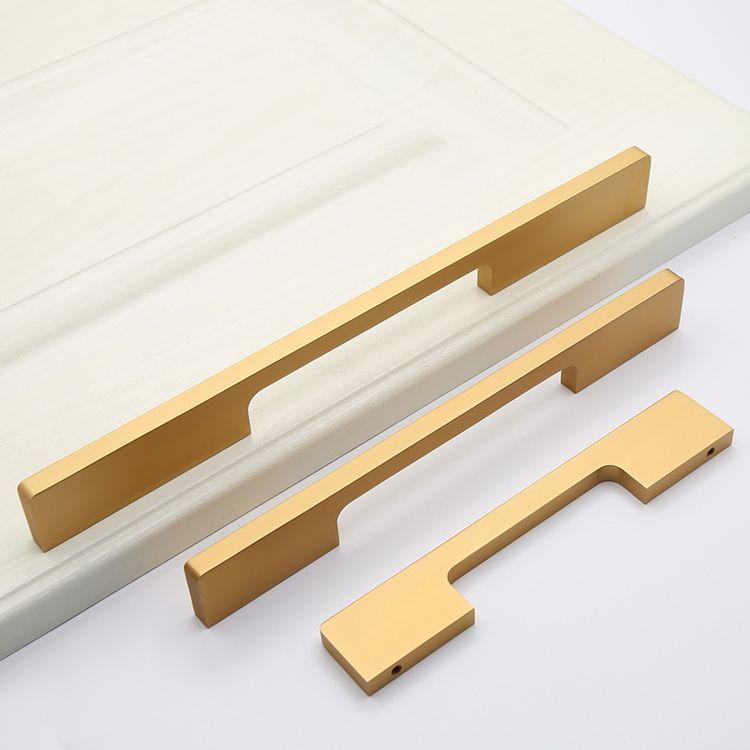Long Solid Aluminum Handle Manufacturers Metal Decorative Cabinet Knobs Handles for Furniture Drawer Pull Handle