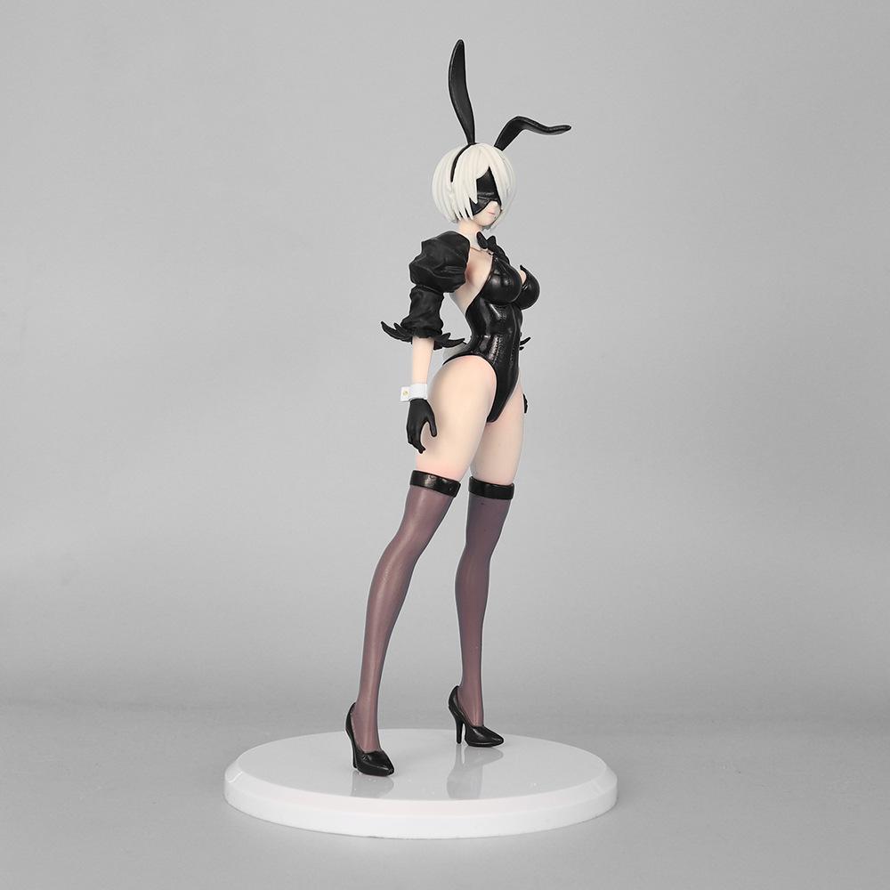 Nier:Automata Figure Yorha No. 2 Type B Figure Bunny Girls Anime Figurine Model Statue Doll Collection Adults Gifts