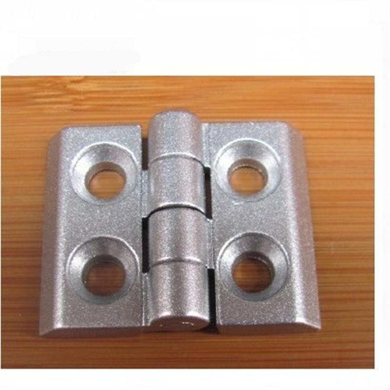 10Pcs/Lot 2020 Aluminum Profile Metal Hinge Zinc Alloy Hinge Aluminum Profile Hinge Hardware Support Hinge