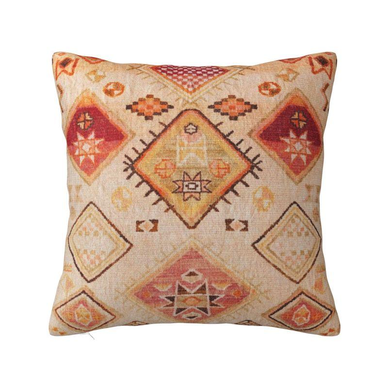 Custom Oriental Traditional Moroccan Turkish Style Pillow Decoration Luxury Bohemian Cushion Decoration Salon Square Pillowcase