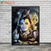 Shiva Hinduism Goddess of India Wall Art Canvas Painting God of Destruction Wall Pictures For Living Room Nordic Poster Unframed