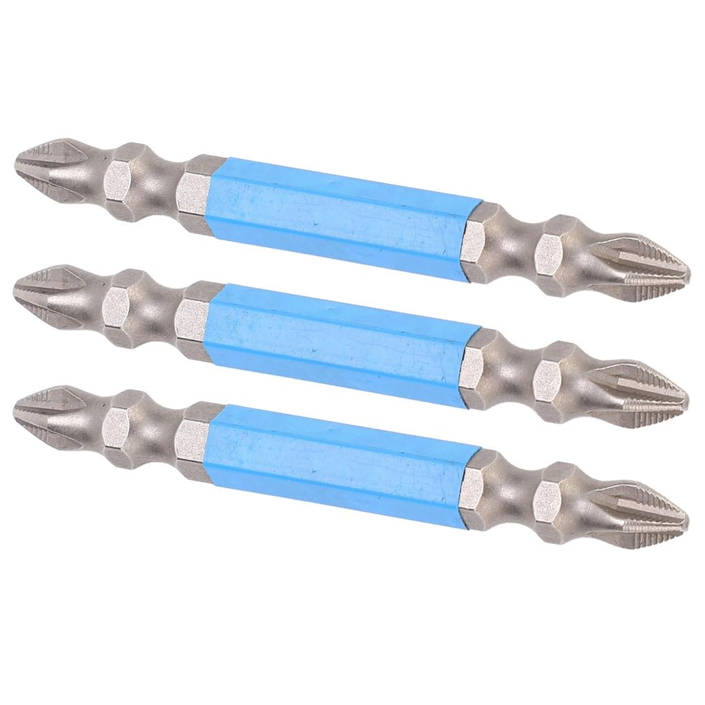 5PCS 65MM Magnetic Double Head Screwdriver Bits Electric Cross Screw Driver Head