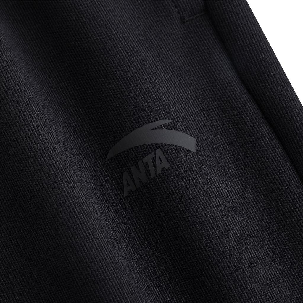 Anta Life Series Womens Sweatpants Long Pants 2025 Winter Knitted Sports Pants Women Bottoms Basic-Black 962548304-5