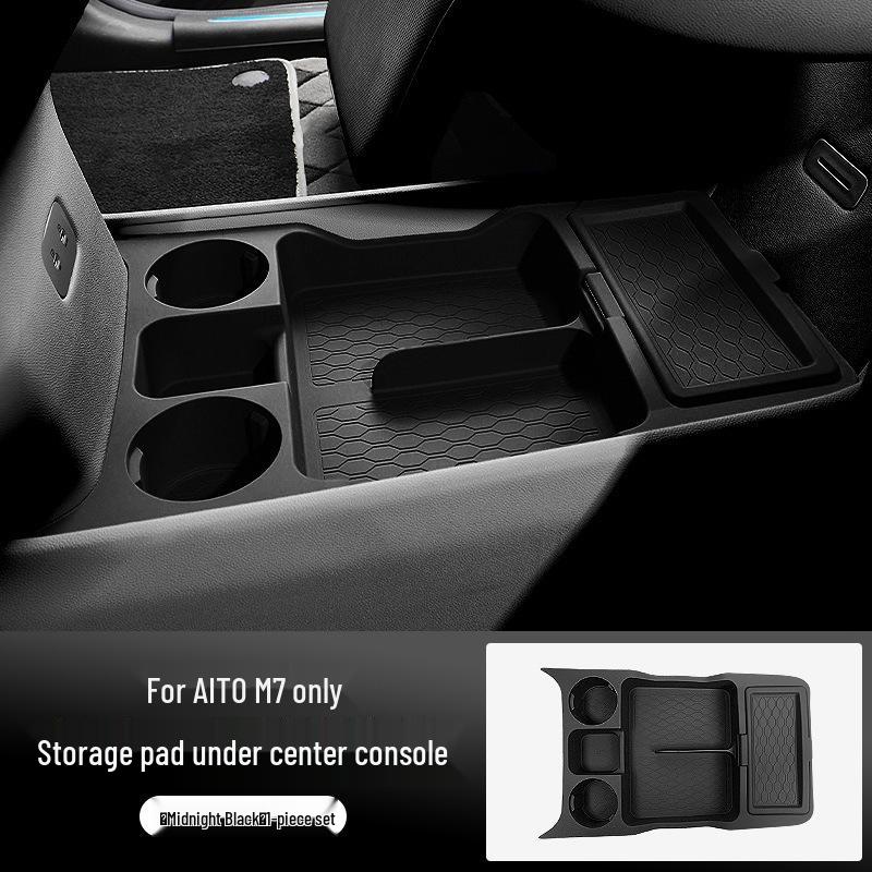Huawei AITO Wenjie M7 Mittelkonsolen-Stauraum-Organizer untere Ebene - Auto-Innenzubehör