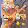 Resin Pet Head Charm Pendant Cartoon Phone Strap Portable Bag Ornament Couple Matching