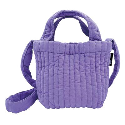 1229 Gesteppte Schulter-Mini-Tragetasche SC Babylou Flat Ible [Rootote] (Mauve)