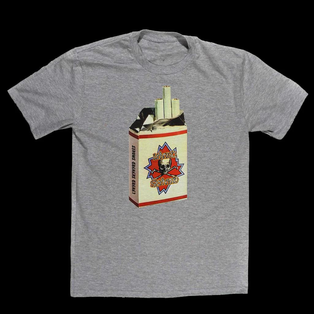 Lynyrd Skynyrd Zigaretten Grafikdruck Sommer Luxusmarke Baumwolle Herren und Damen T-Shirts Kurzarm Street Fashion 4XL