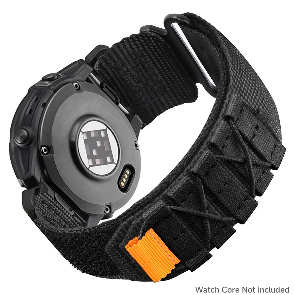 22mm 26mm Nylon Strap For Garmin Fenix 8 E 5 5X 6X 6 7 7X Pro/TACTIX/Mk2 Mk2i G1/Enduro 2 3 Sport Bracelet Quick Fit Watchband