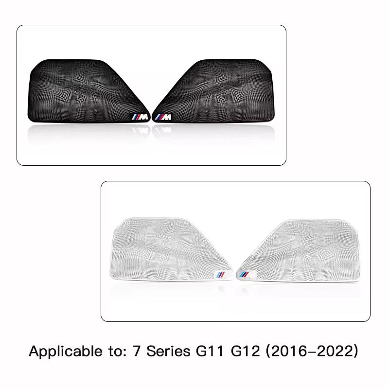 BAGH3 2026 Car Sticker Under Seat Air Outlet Cover Stainless Steel Car Accessories For BMW E46 E90 E60 F30 F10 E39 E36 F20 G30 G20 E87