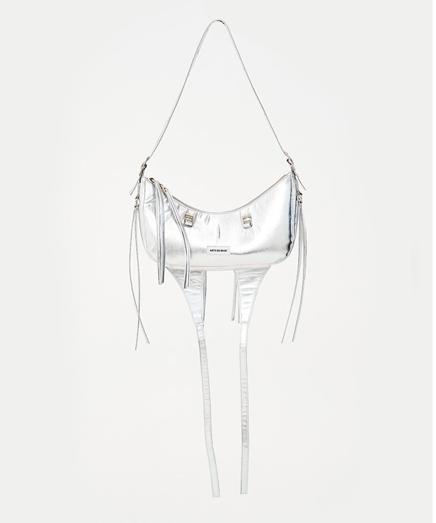 Arts De Base Silver Hobo Bag