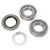 4 Pcs Trailer Wheel Hub Bearings Kit Steel Alloy L44643 Inner Outer Bearings with Outer Ring Grease